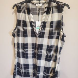 Calvin Klein shell top, size large